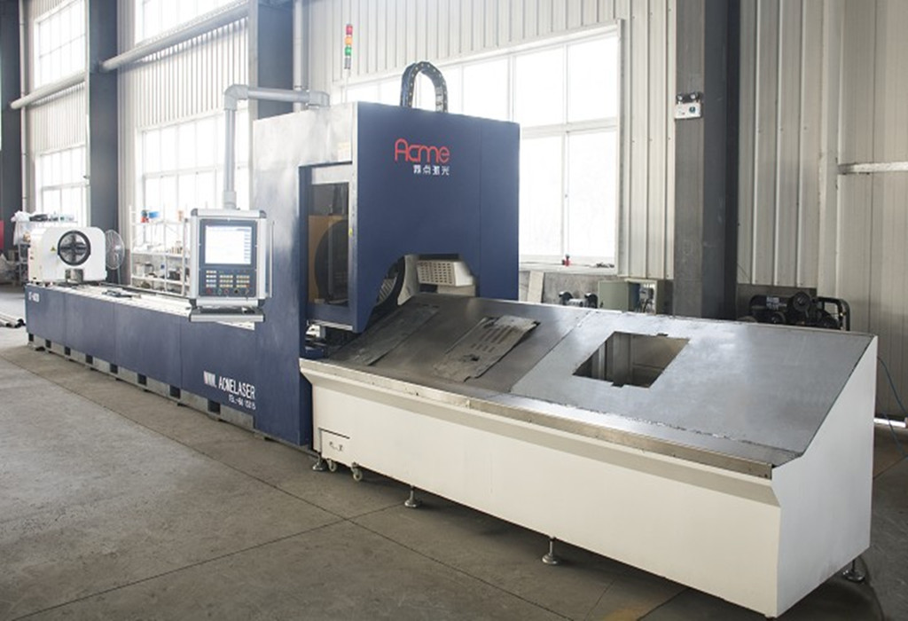 metal pipe tube laser cutting machine